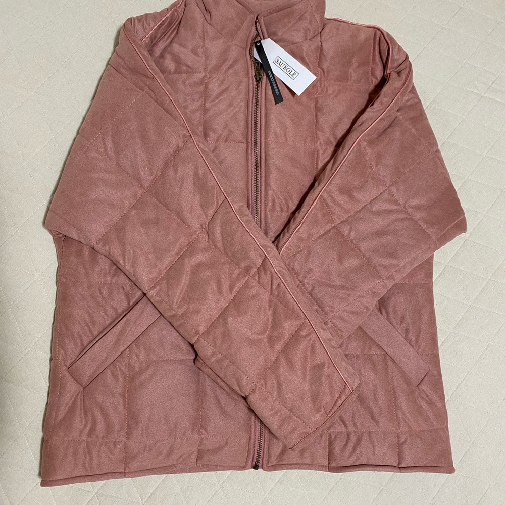 Saukole Pink Quilted Jacket
